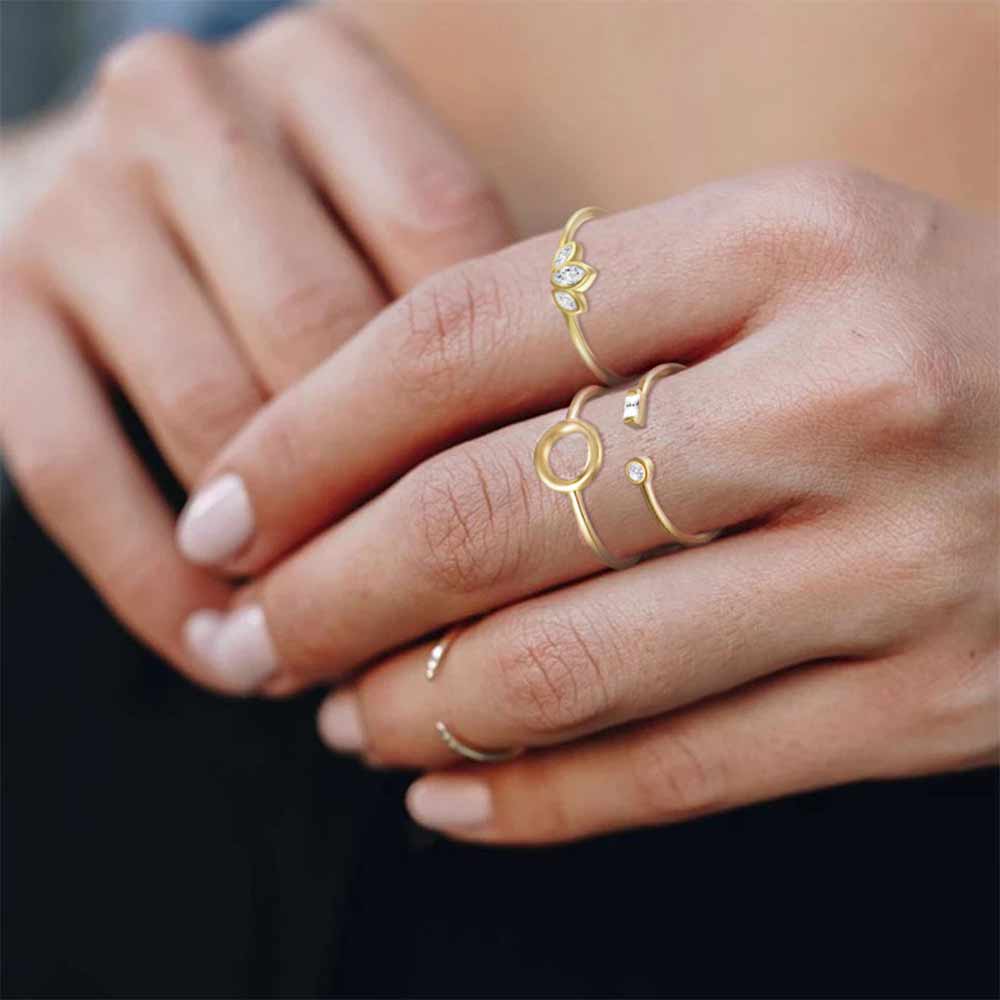 Circle Ring in Gold