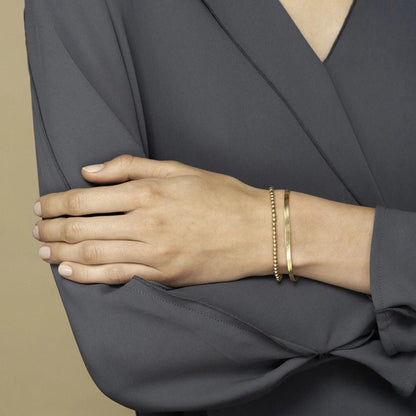 Herringbone Chain Bracelet in Gold