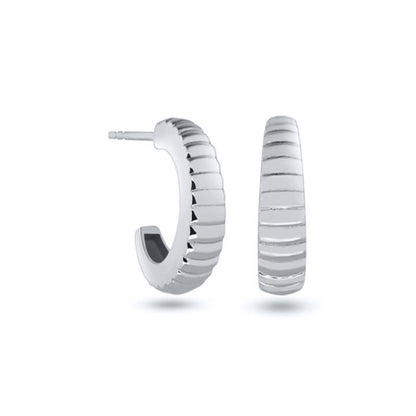 Cleo Earrings in Silver