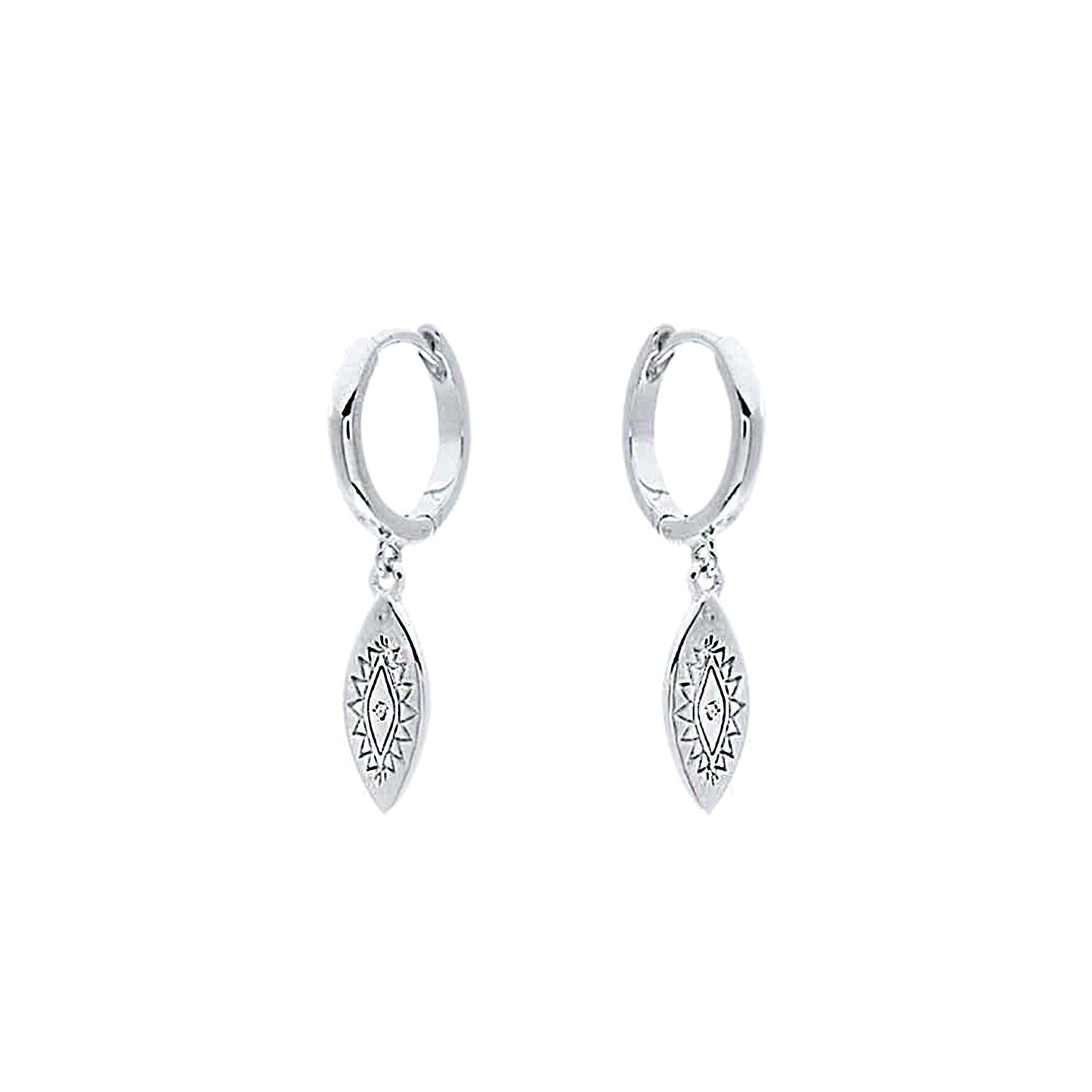 Indie Dangle Earrings in Silver