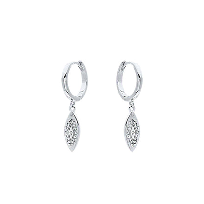 Indie Dangle Earrings in Silver