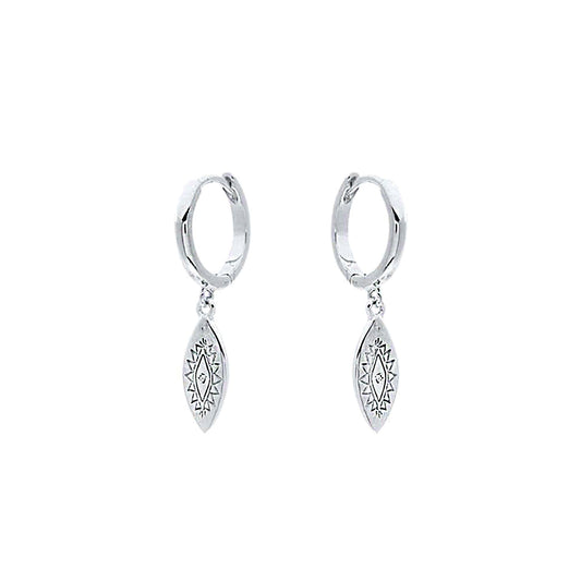 Indie Dangle Earrings in Silver