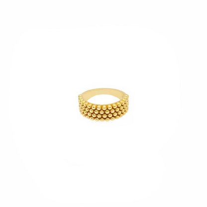 Motley Beaded Ring in Gold