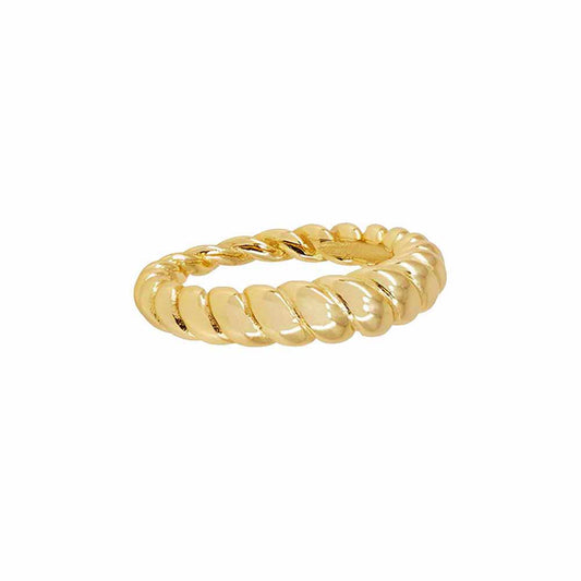 Croissant Ring in Gold