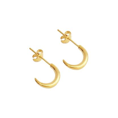 Eclipse Stud Earrings in Gold