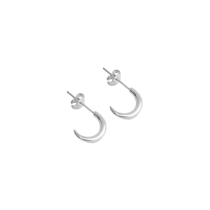 Eclipse Stud Earrings in Silver