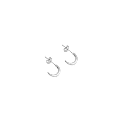 Eclipse Stud Earrings in Silver