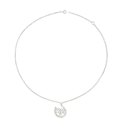 Good Luck Charm Silver Chain Necklace