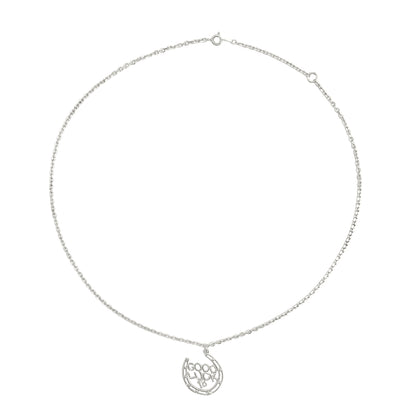 Good Luck Charm Silver Chain Necklace