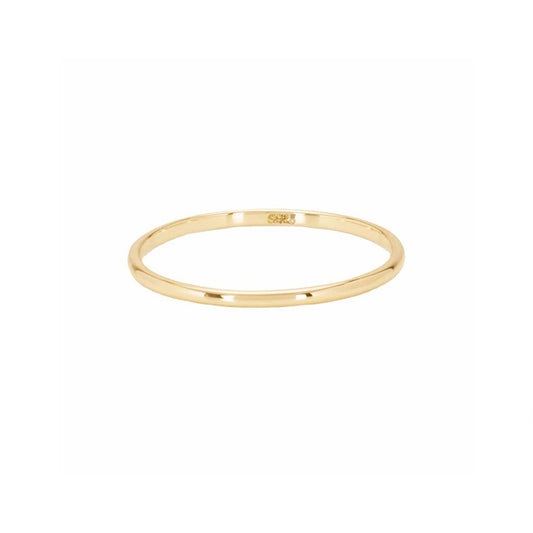 Simple Band Stacker Ring in Gold