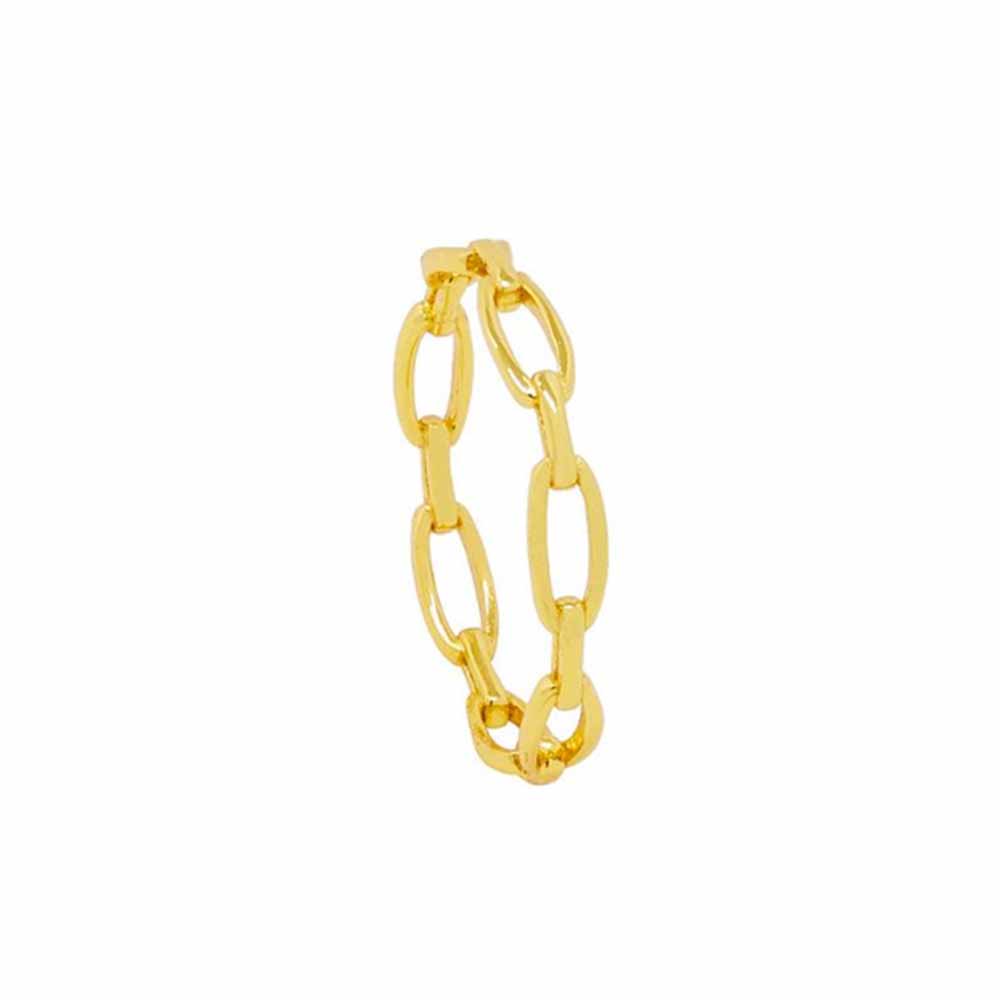 Chain Link Ring in Gold
