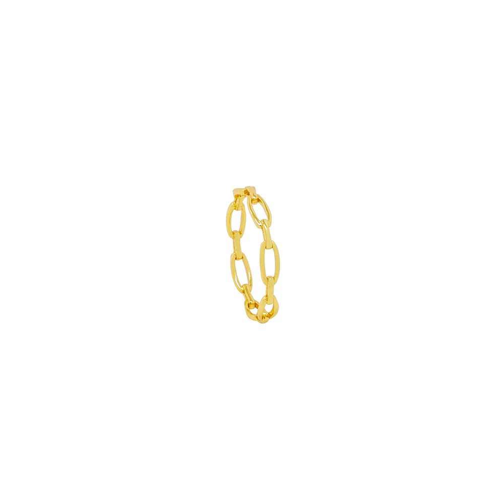 Chain Link Ring in Gold