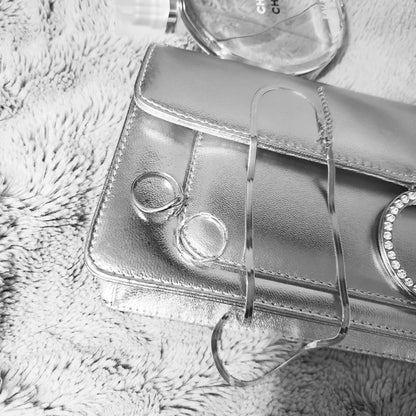 Herringbone Chain Necklace in Silver