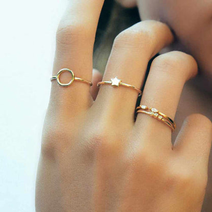 Circle Ring in Gold