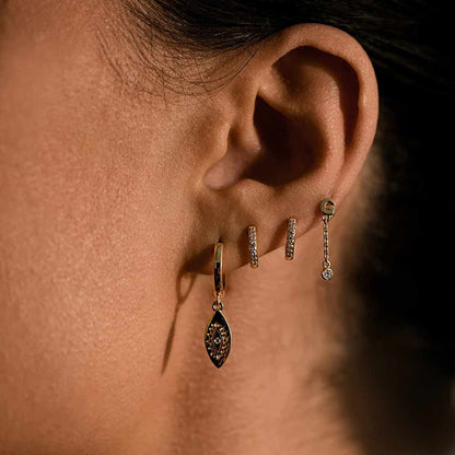 Indie Dangle Earrings in Silver