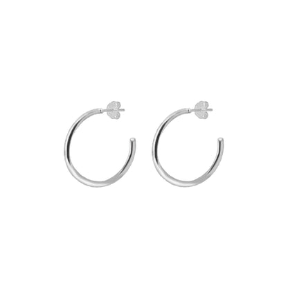 Hoop Earrings in Silver