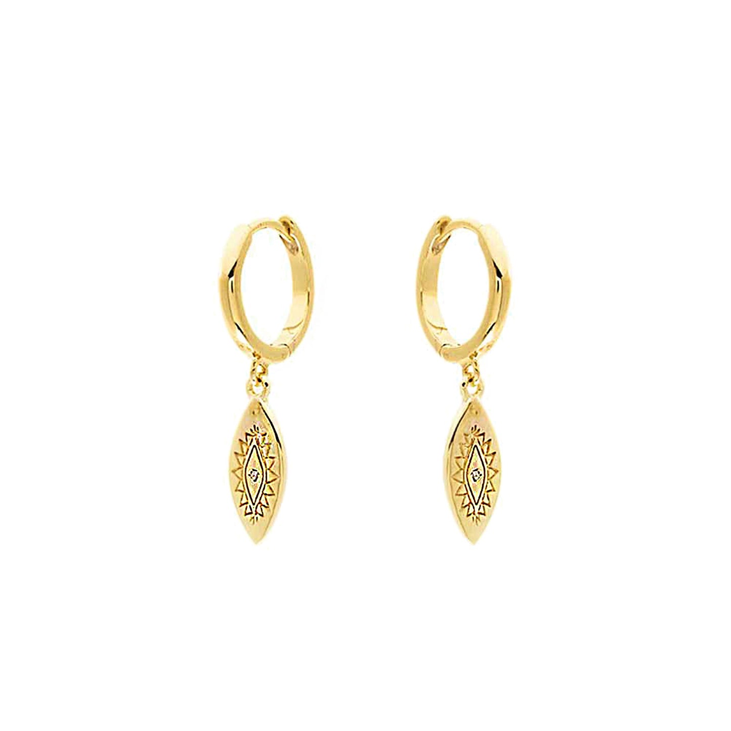 Indie Dangle Earrings in Gold