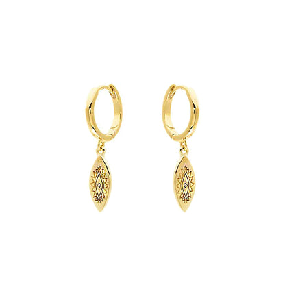 Indie Dangle Earrings in Gold