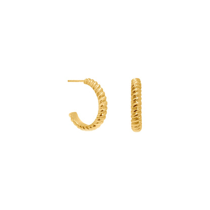 June Hoop Earrings in Gold