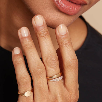 Pave Ring in Gold