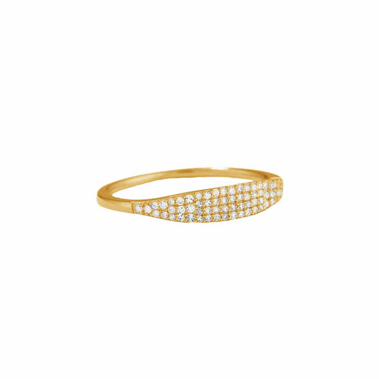 Pave Ring in Gold