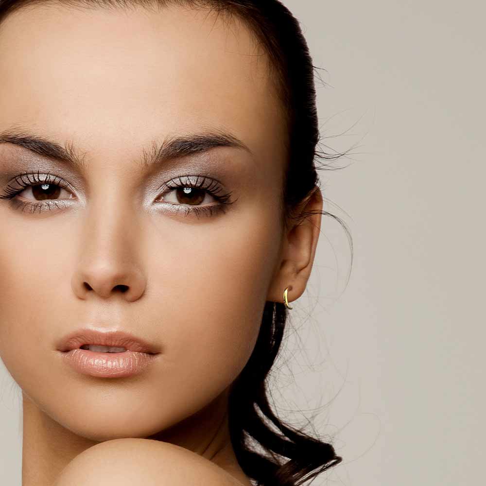 Eclipse Stud Earrings in Gold