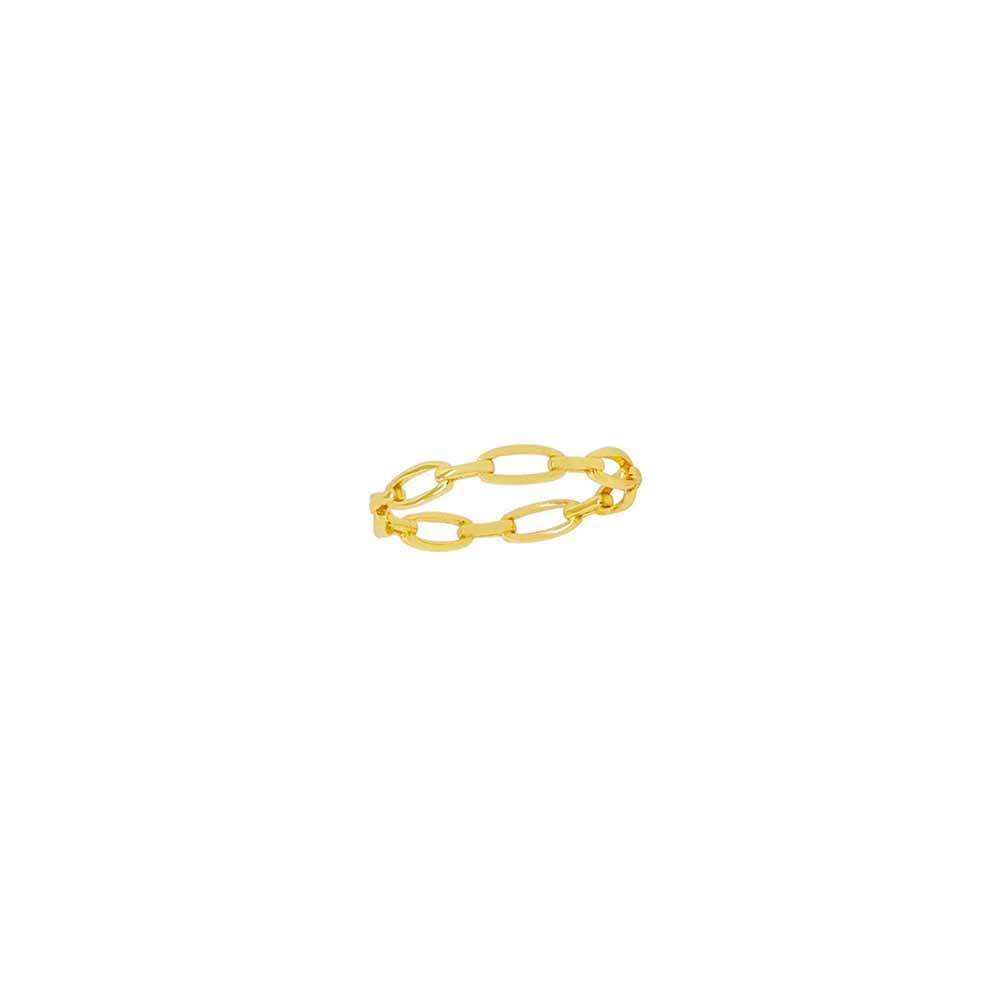 Chain Link Ring in Gold