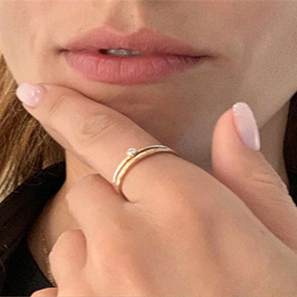 Solitaire Gemstone Ring in Silver