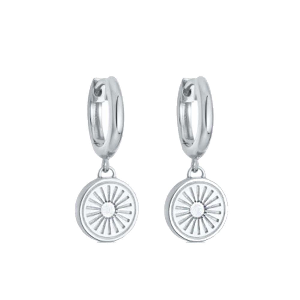 Sonny Dangle Earrings in Silver