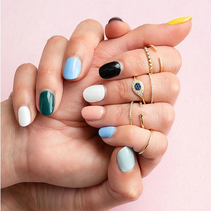 Open Nail Ring in Silver