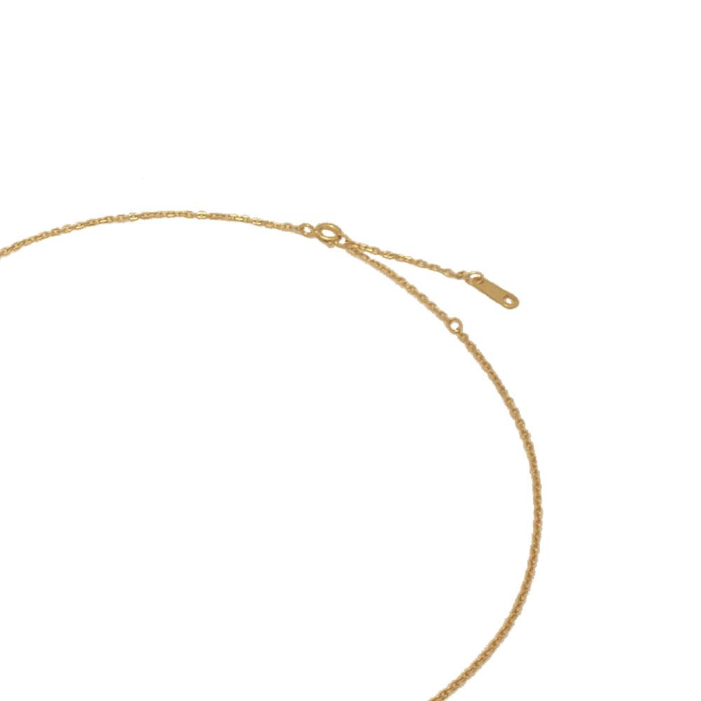 Piazza Square Pendant Necklace in Gold